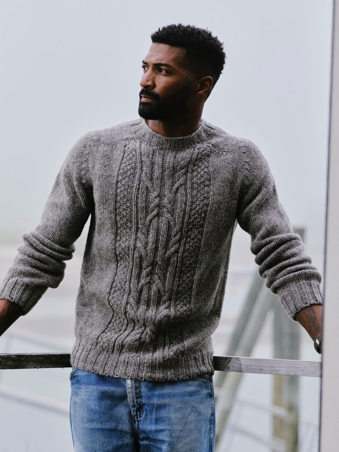 LOT x Harley Scottish Cable Sweater