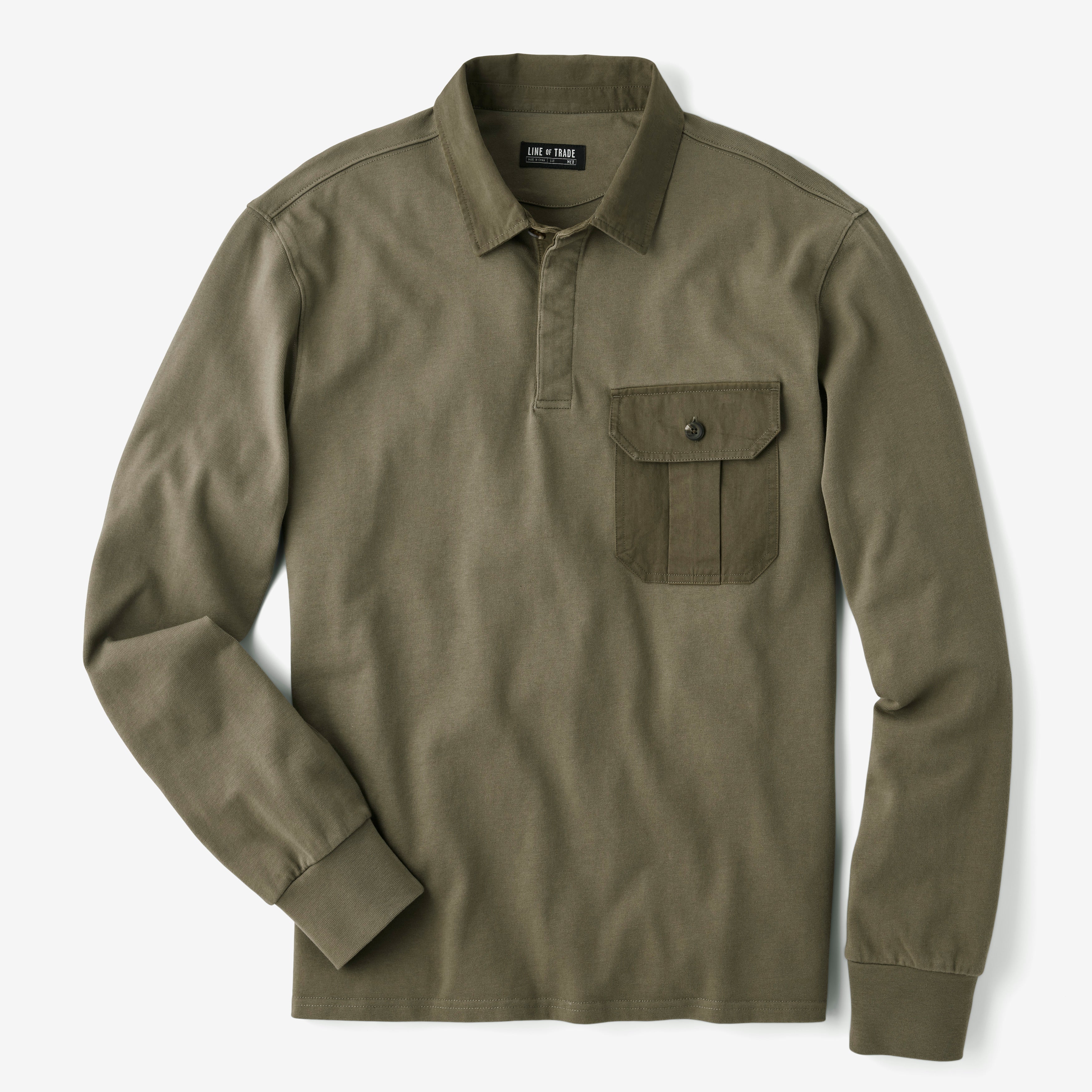 トップス DIGAWEL RUGBY SHIRT (CAMEL) 2 Fitz Roy Rugby Shirt | Withernot Rugby Shirts
