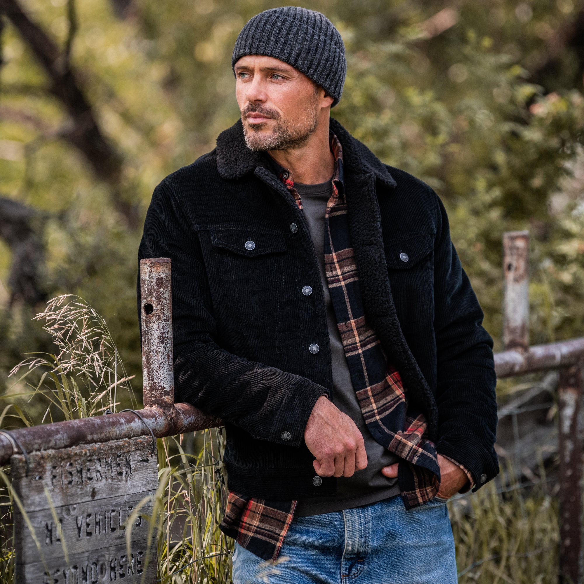 Montana Fleece-Lined Corduroy Trucker Jacket – Line of Trade
