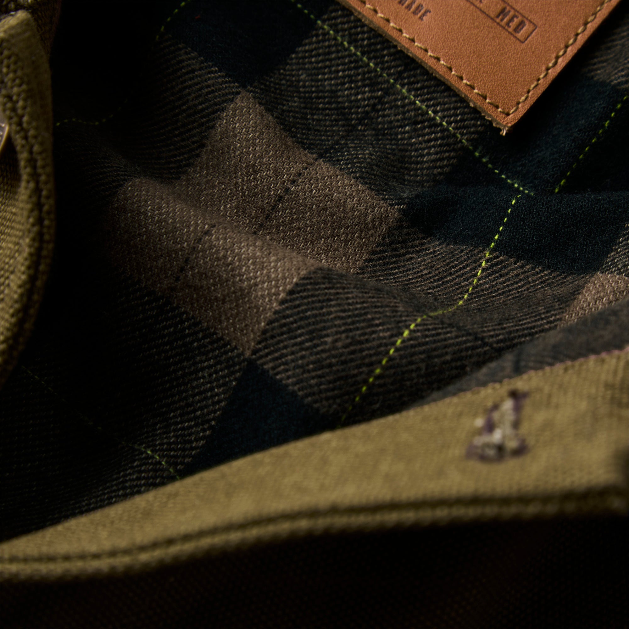 Montana Flannel-Lined Canvas Trucker Jacket