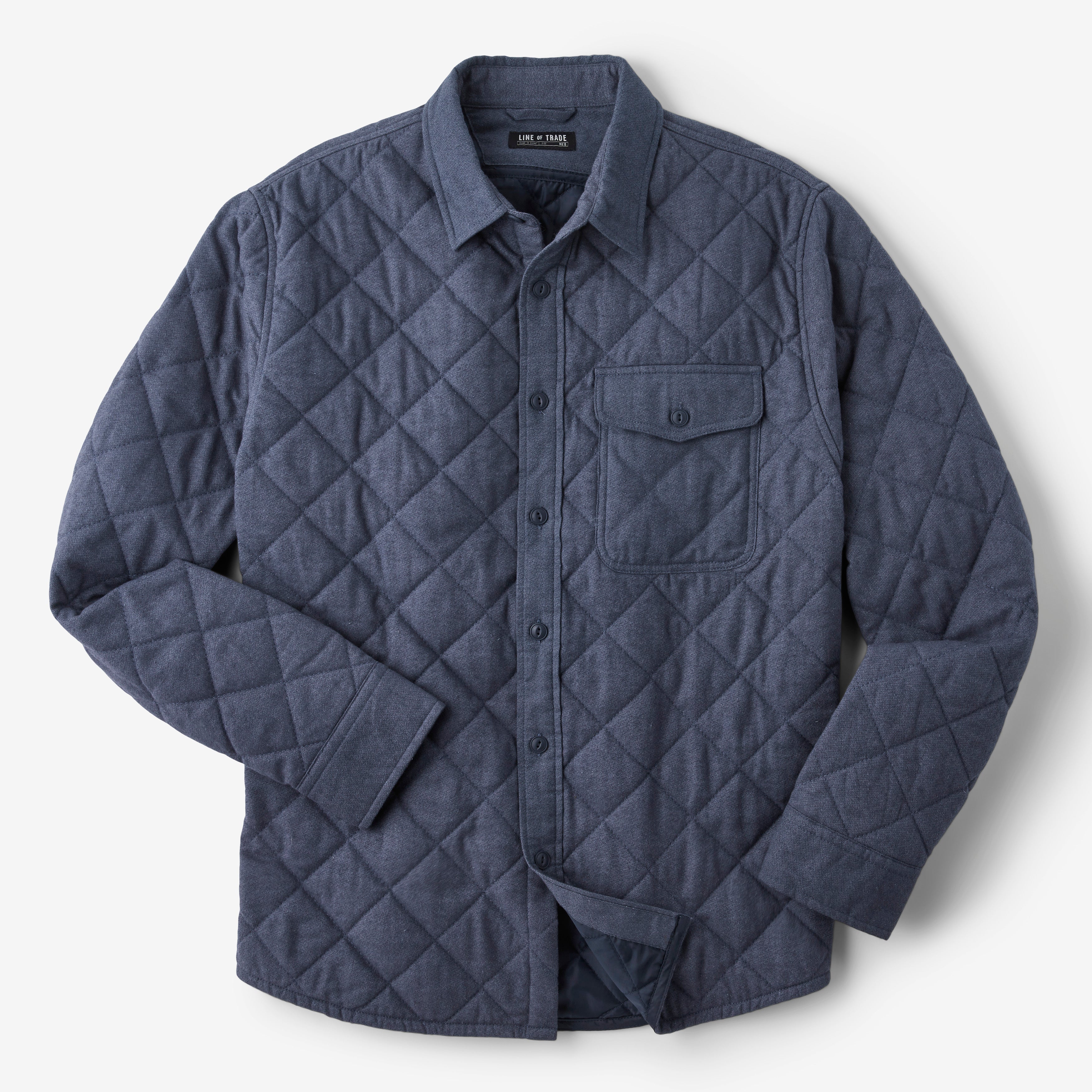 トップス Quilted Flannel Shirt Ridge Quilted Flannel Shirt – Line of Trade