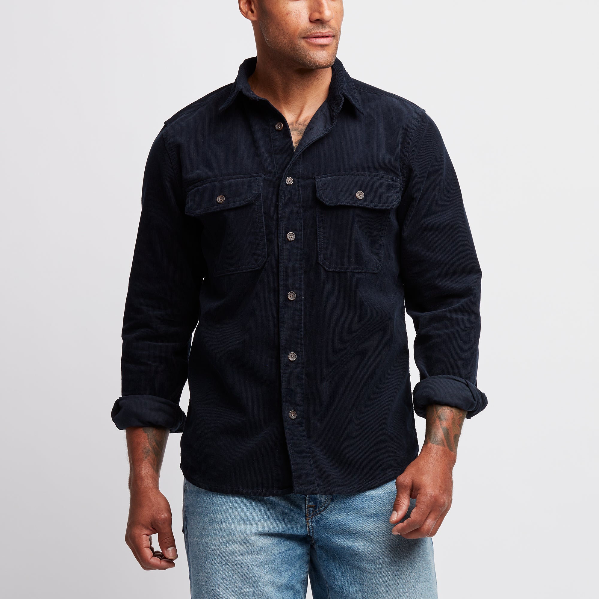 Stone Corduroy Workshirt – Line of Trade