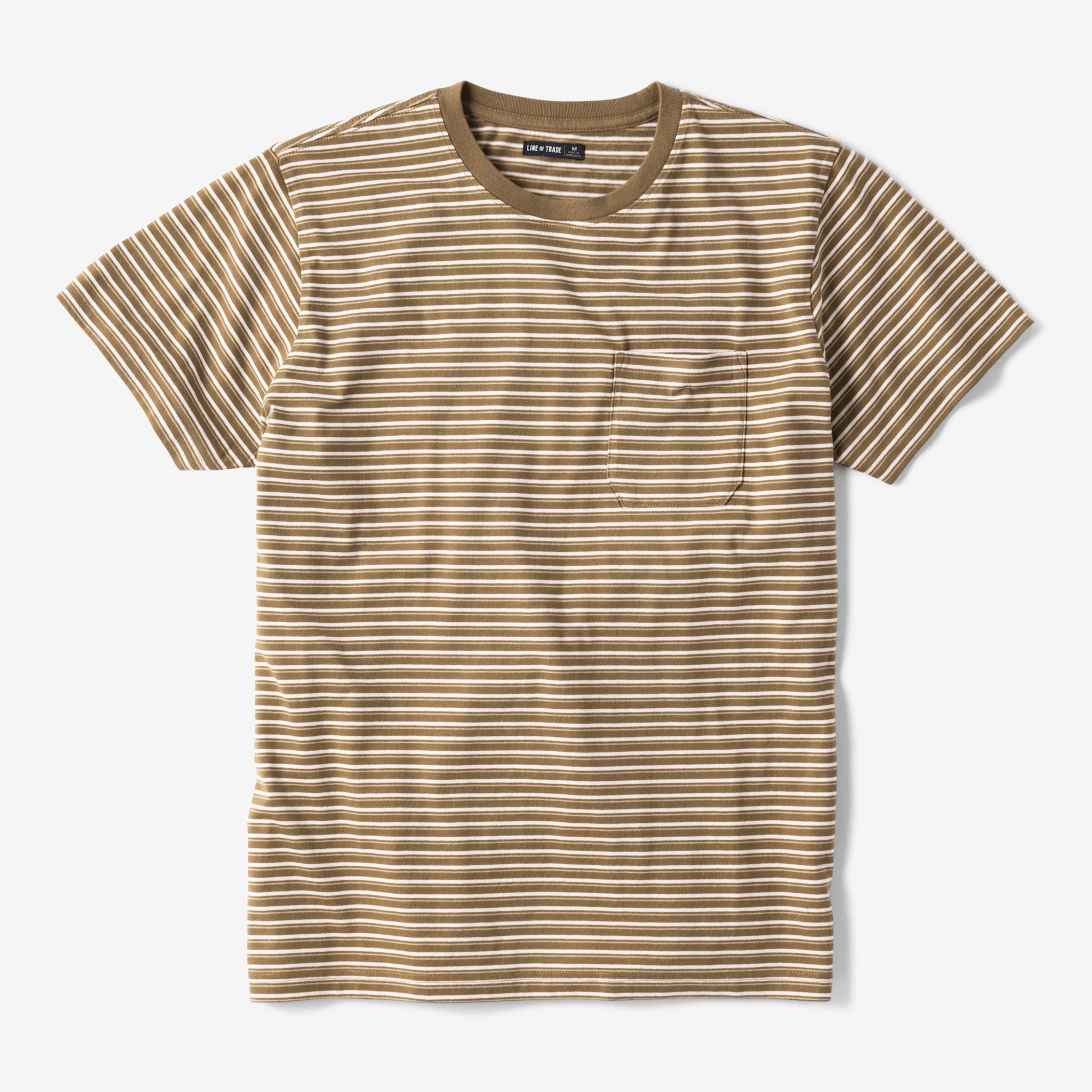【NIIER NOR】SHIRRING STRIPE BUTTON DOWN TEE NIIER NOR SHIRRING STRIPE BUTTON DOWN TEE