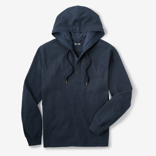 Waffle Thermal Hoodie – Line of Trade